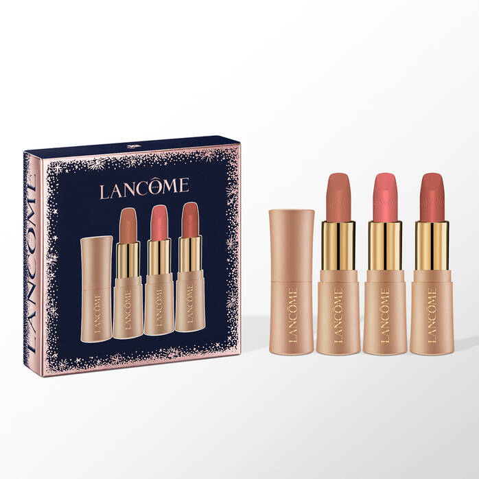 L’Absolu Rouge Intimatte Lipstick Holiday 2024 Mini Set