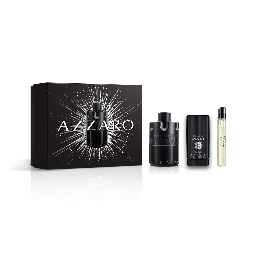 Azzaro The Most Wanted Eau de Parfum Intense, 3 Piece Set